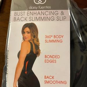 Bust enhancing back slimming slip